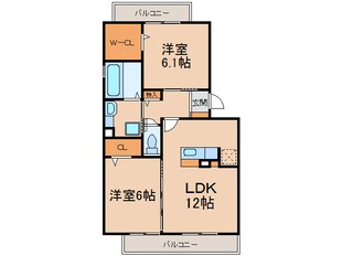 ベスタⅡの物件間取画像